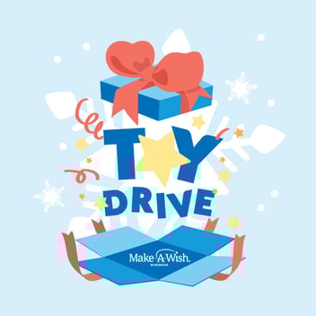 Make A Wish Wisconsin Toy Drive Logo