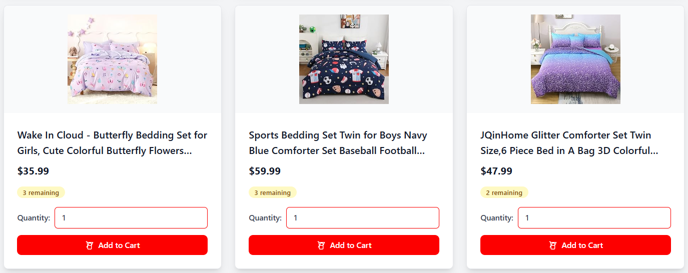 Sleep In Heavenly Peace Mindful Giving campaign showing bed set examples